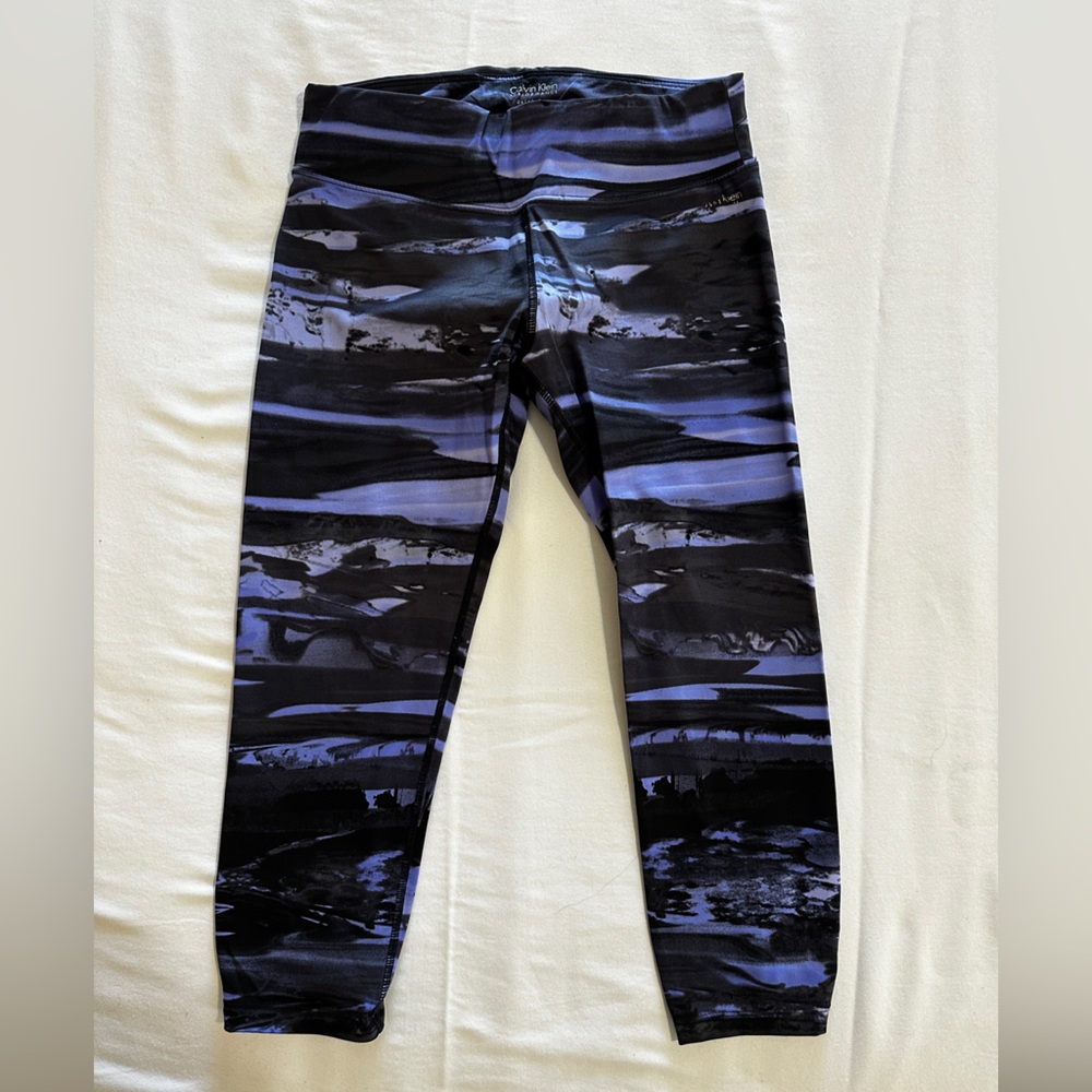 Calvin Klein Performance Black and Blue Leggings